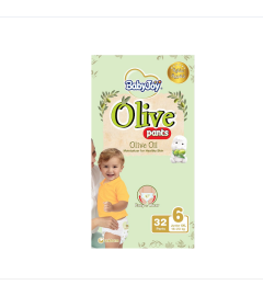 Babyjoy Baby Pants With Olive Oil Stage 6 Xxlarge 32 Pcs