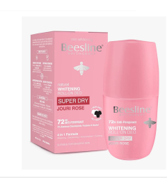 Beesline Whitening Antiperspirant Roll On Deo Super Dry Jouri Rose 50ml