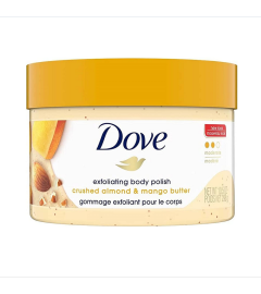 Dove Body Exfoliating Polish Scrub Crushed Almond & Mango Butter