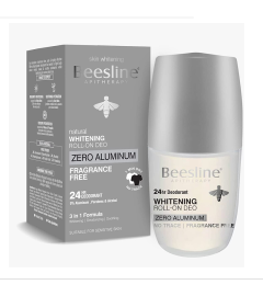 Beesline Whitening Roll On Deo Zero Aluminum Fragrance Free 70ml