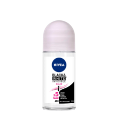 Nivea BLACK & WHITE INVISIBLE CLEAR ANTI-PERSPIRANT ROLL-ON 50ml